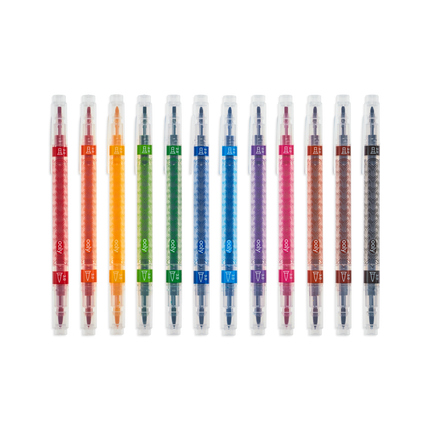 SET DE MARCADORES CALLIGRAPHY DUO 12CLRS