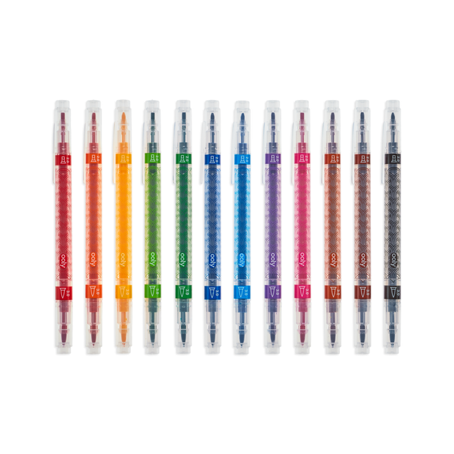 SET DE MARCADORES CALLIGRAPHY DUO 12CLRS