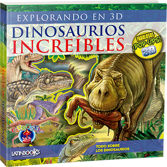 LIBRO CARRUSEL DINOSAURIOS INCREIBLES 3D