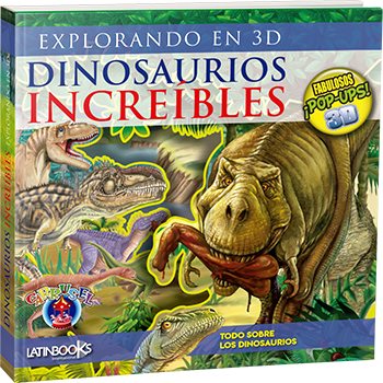 LIBRO CARRUSEL DINOSAURIOS INCREIBLES 3D
