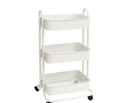 CARRITO ORGANIZADOR PARA MANUALIDADES BLANCO MARFIL