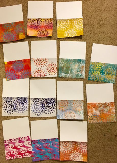 GELLI ART - GEL PRINTING PLATES 8