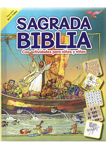 BIBLIA INFANTIL SAGRADA BIBLIA CON ACTIVIDADES PARA NIÑOS Y NIÑAS
