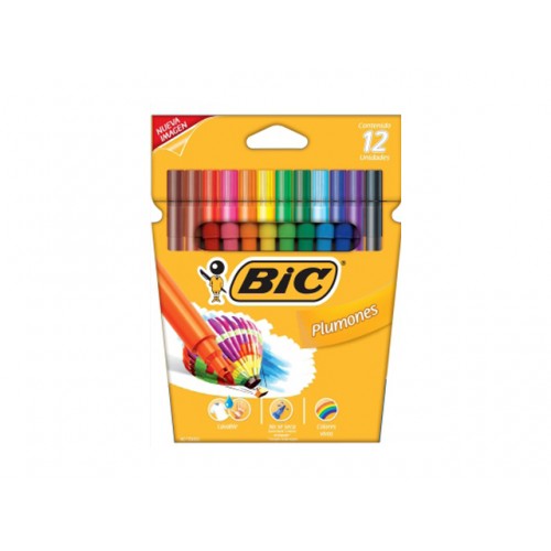 MARCADORES BIC 12CLRS