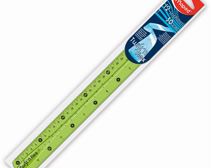 REGLA PLAST TWISTN FLEX 12``/30CM