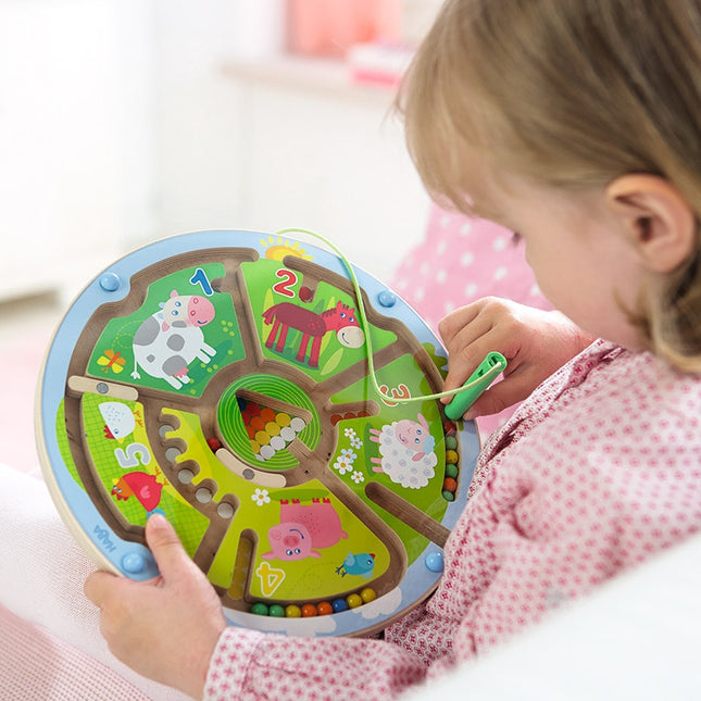 NUMBER MAZE MAGNETIC GAME