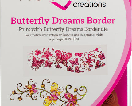 CONJUNTO DE SELLOS DE BORDE DE SUEÑOS DE MARIPOSA 2 PCS