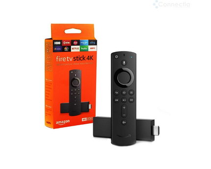 AMAZON FIRE STREAMING PLAYER TV STICK 4K/ALEXA VOICE BLACK