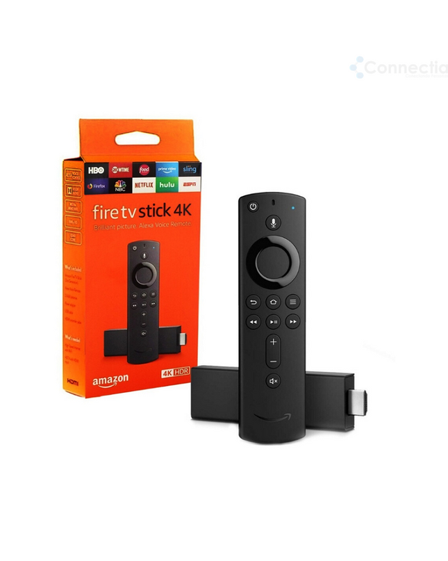 AMAZON FIRE STREAMING PLAYER TV STICK 4K/ALEXA VOICE BLACK