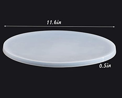 MOLDES DE BANDEJA DE RESINA, MOLDES REDONDOS DE 11.8PULG.
