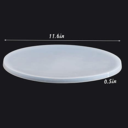 MOLDES DE BANDEJA DE RESINA, MOLDES REDONDOS DE 11.8PULG.