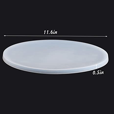 MOLDES DE BANDEJA DE RESINA, MOLDES REDONDOS DE 11.8PULG.
