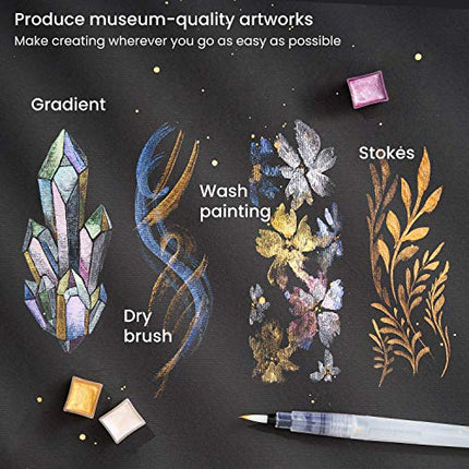 ARTEZA - SET DE ACUARELA METALICAS 24 UND