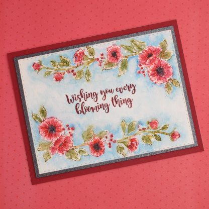 SELLO POPPY BORDER TRANSP
