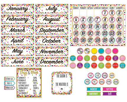 BULLETTIN CALENDAR CONFETTI