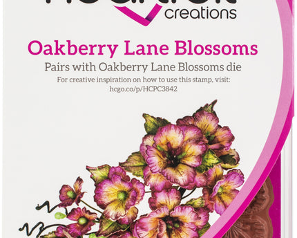 SELLOS ADHESIVOS OAKBERRY LANE BLOSSOMS 4 PCS