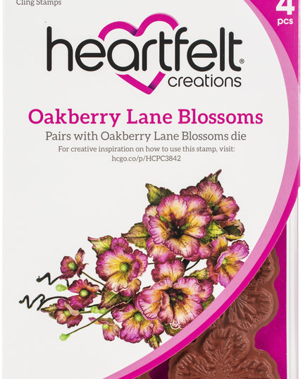 SELLOS ADHESIVOS OAKBERRY LANE BLOSSOMS 4 PCS