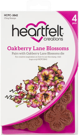SELLOS ADHESIVOS OAKBERRY LANE BLOSSOMS 4 PCS