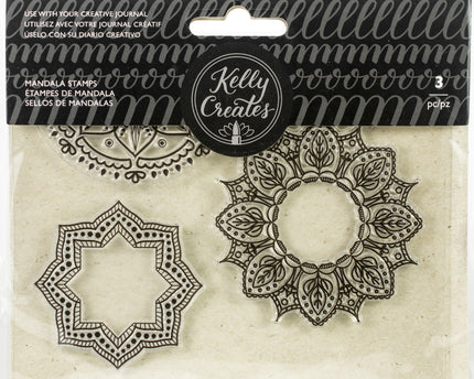 SET DE SELLOS TRANSP MANDALAS 3PC