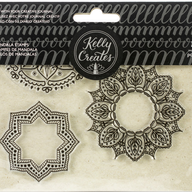 SET DE SELLOS TRANSP MANDALAS 3PC