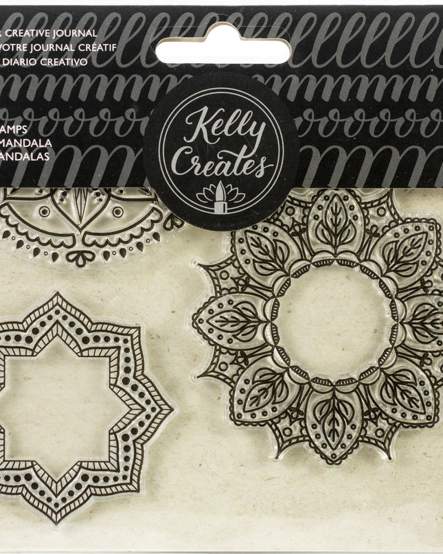 SET DE SELLOS TRANSP MANDALAS 3PC