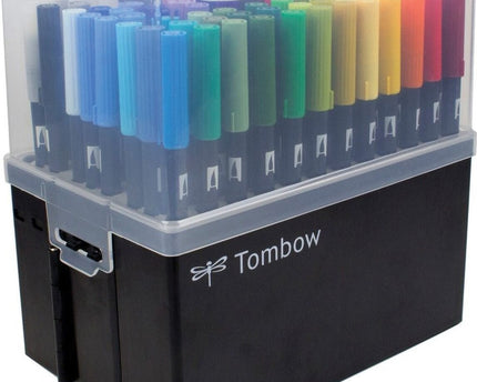 SET DE MARCADORES DOBLE PUNTA TOMBOW 108PC