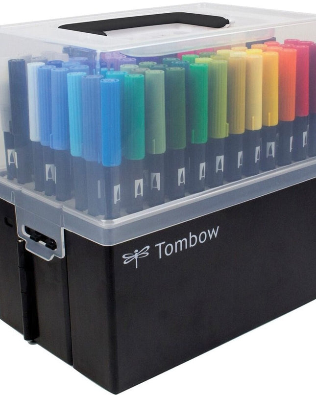 SET DE MARCADORES DOBLE PUNTA TOMBOW 108PC