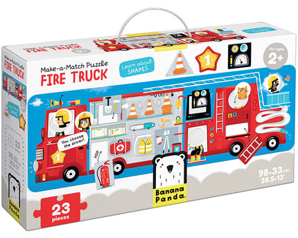 ROMPECABEZA MAKE A MATCH FIRE TRUCK 23PZS