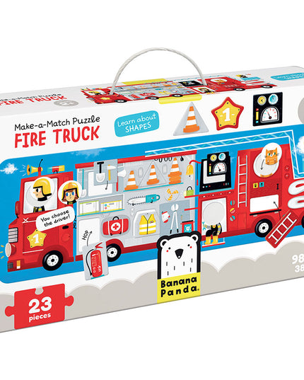 ROMPECABEZA MAKE A MATCH FIRE TRUCK 23PZS