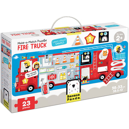 ROMPECABEZA MAKE A MATCH FIRE TRUCK 23PZS