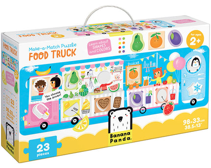 ROMPECABEZA MAKE A MATCH FOOD TRUCK 23PZS