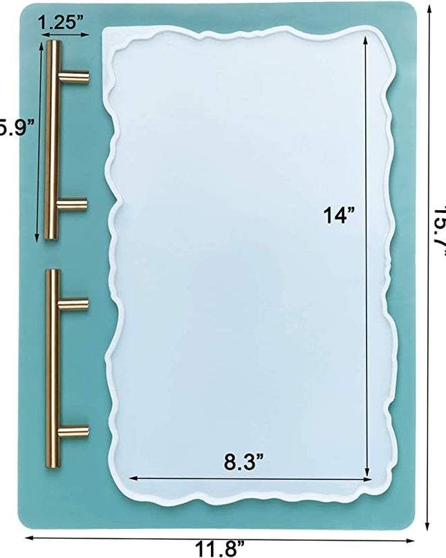 MOLDE SILICON P/ AZAFATE RECTANGULAR