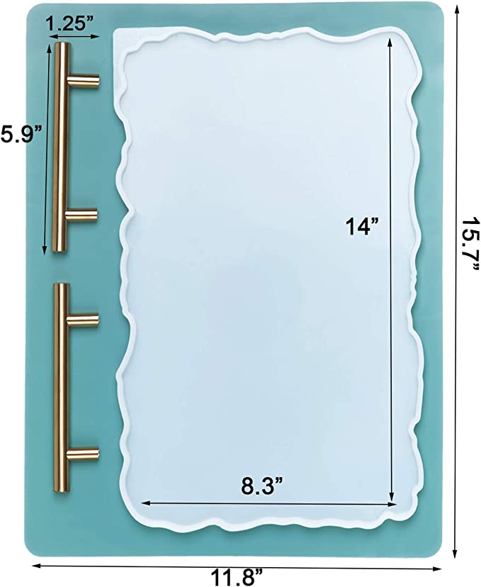 MOLDE SILICON P/ AZAFATE RECTANGULAR