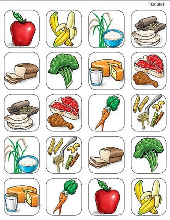 STICKERS FOOD PYRAMID TEACHER CREATIVE