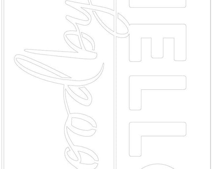 PLANTILLA HELLO - GOOD BYE
