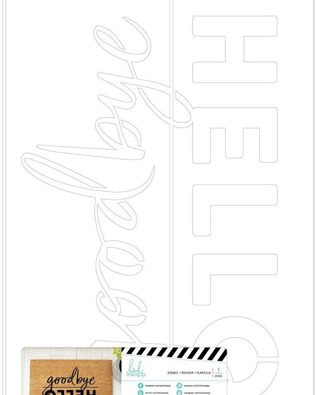 PLANTILLA HELLO - GOOD BYE