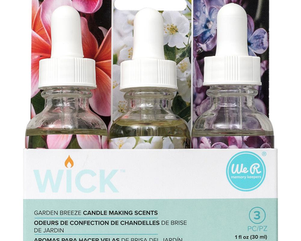 WE-R - AROMAS PARA HACER VELAS DE BRISA DEL JARDIN 3 PCS