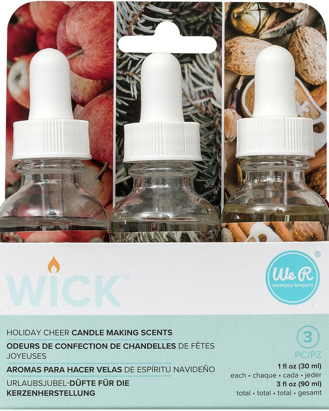 WE-R - AROMAS PARA HACER VELAS DE ESPIRITU NAVIDEÑO 3 PCS