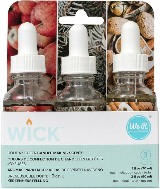 WE-R - AROMAS PARA HACER VELAS DE ESPIRITU NAVIDEÑO 3 PCS