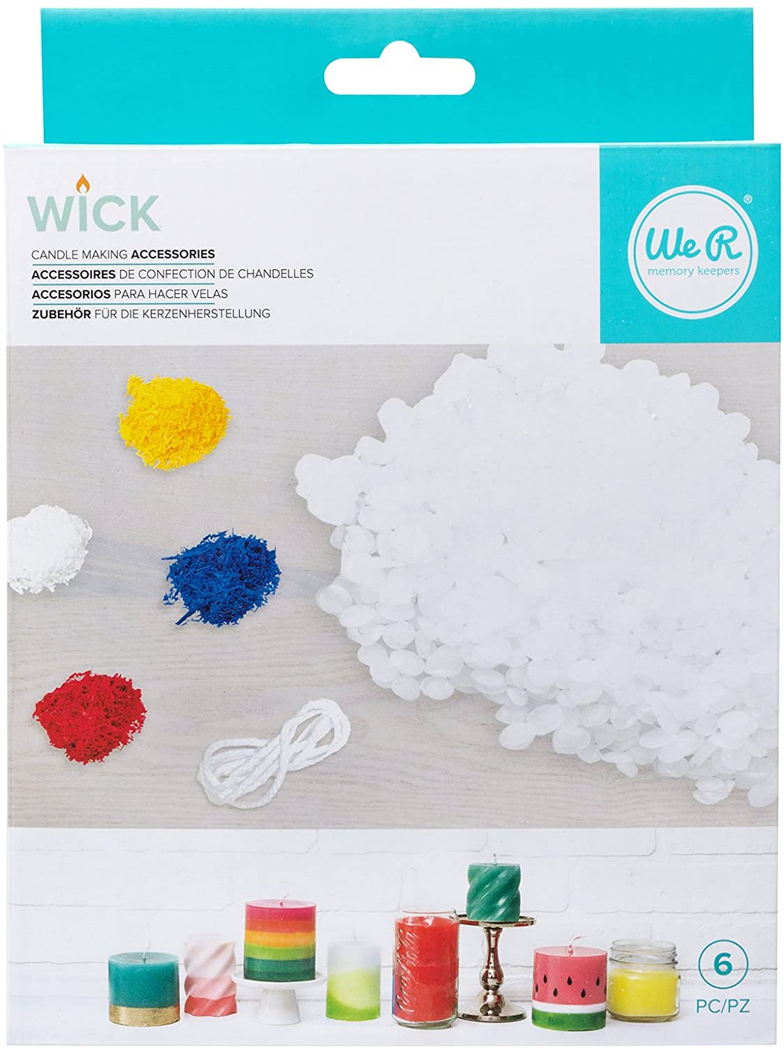 MAQUINA CON KIT PARA HACER VELAS WICK CANDLE