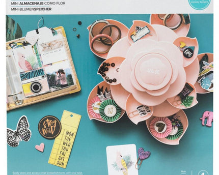 AMERICAN CRAFTS - MINI ALMACENAJE DE ESCRITORIO EN FORMA DE FLOR