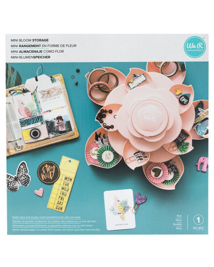 AMERICAN CRAFTS - MINI ALMACENAJE DE ESCRITORIO EN FORMA DE FLOR