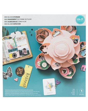 AMERICAN CRAFTS - MINI ALMACENAJE DE ESCRITORIO EN FORMA DE FLOR