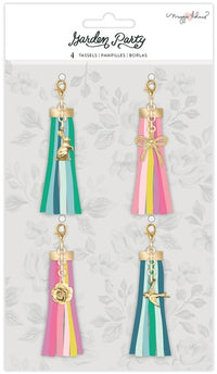 LLAVERO BORLAS 4 PCS - GARDEN PARTY