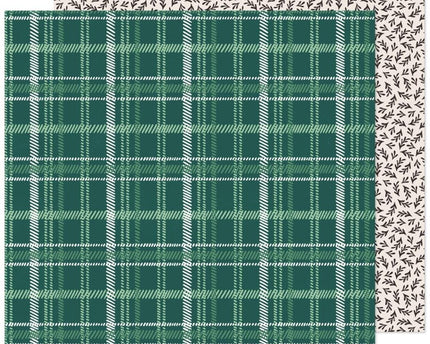 PAPEL ESTAMPADO DOBLE CARA 12 X 12 COZY CHRISTMAS