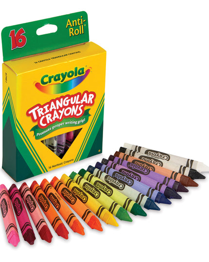 CRAYONES TRIANGULARES CRAYOLA 16CLRS