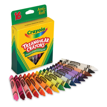 CRAYONES TRIANGULARES CRAYOLA 16CLRS