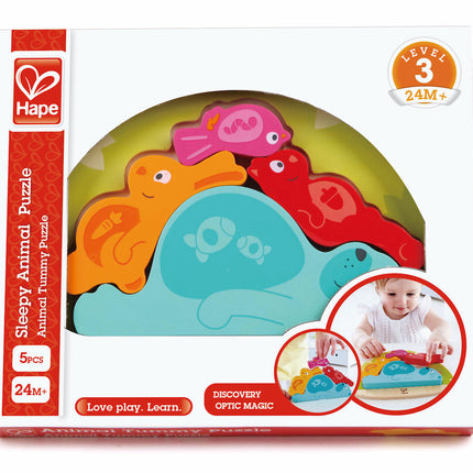 JUGUETE EDUCATIVO SLEEPY ANIMAL PUZZLE HAPE