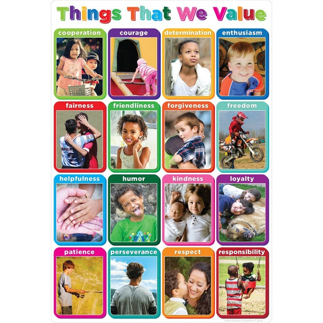 LAMINA PLÁSTICA THINGS THAT WE VALUE