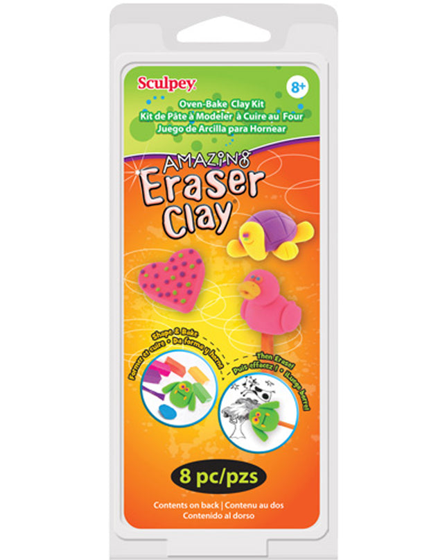 JUEGO DE ARCILLA AMAZING ERASER CLAY 1 OZ
